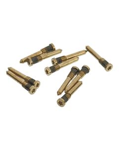 Винтове за APPLE iPhone X/ XS/ XS Max/ XR, златни, външно дъно (10 бр.). MasterClub