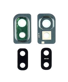 Стъкло за камера за SAMSUNG A105 Galaxy A10 (2019) синя рамка. MasterClub