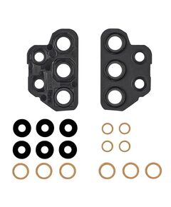 Стъкло за камера за SAMSUNG A325 Galaxy A32 (2021) черна рамка. MasterClub