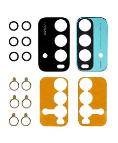 Стъкло за камера за XIAOMI Redmi 9T зелена рамка. MasterClub